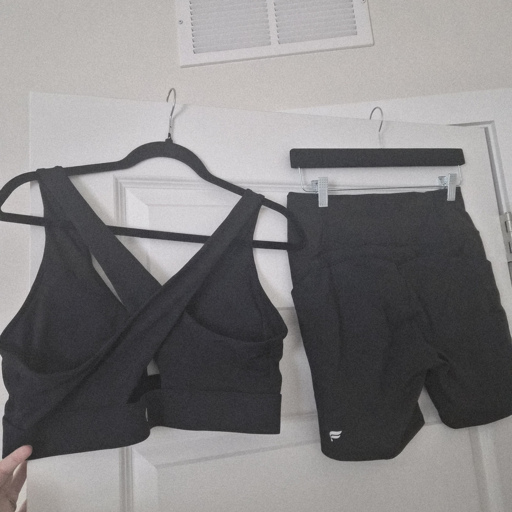 Fabletics Black Athletic Shorts Set - image 2